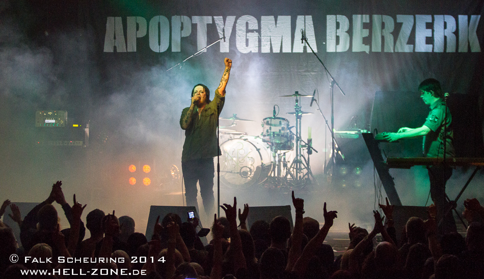 APOPTYGMA BERZERK - gefeiertes Clubkonzert in Glauchau 21.02.2014