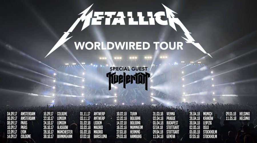 Metallica 2018 für 8 Shows in Deutschland