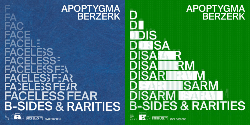 Faceless Fear & Disarm - Raritäten und B-Seiten - Neue Veröffentlichungen von Apoptygma Berzerk