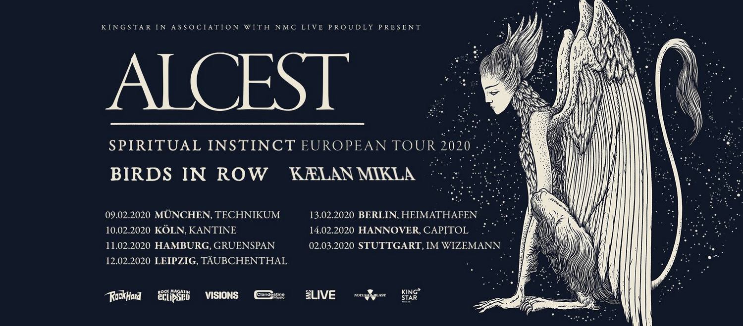 Alcest auf Tour mit Show in Leipzig
