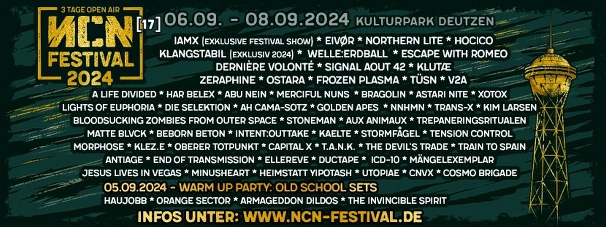 NCN Festival 2024 - Der Countdown zum Start läuft