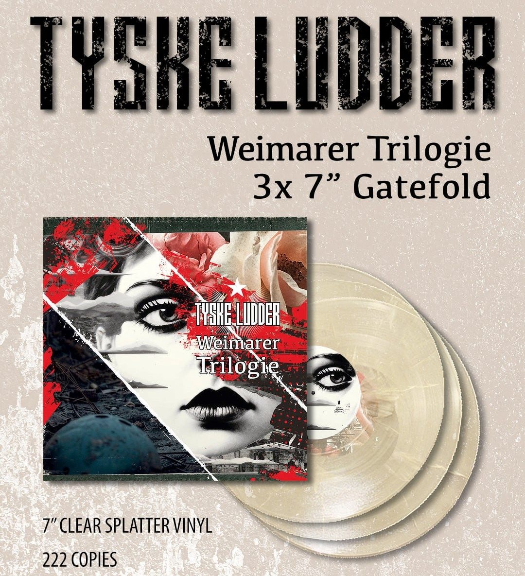 TYSKE LUDDER - limitierte Vinyl Weimarer Trilogie